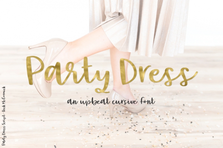 Party Dress Script Font Font Download