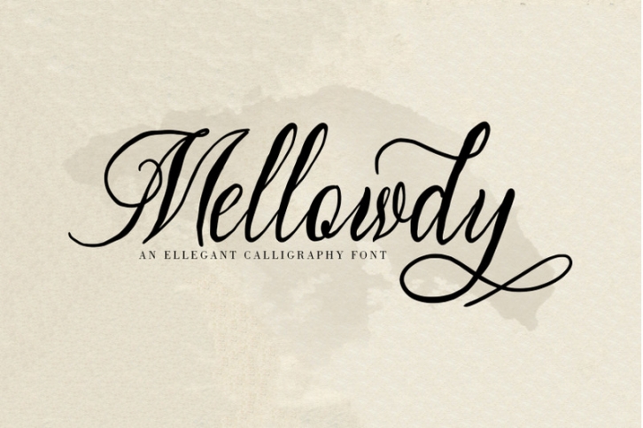 Mellowdy | A Calligraphy Script Font Download