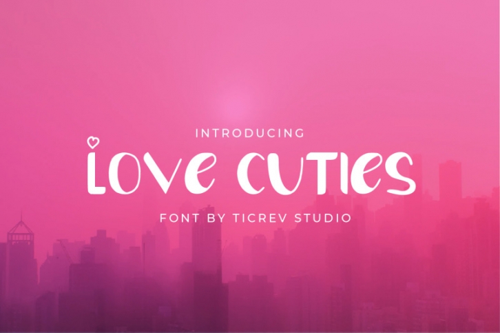 Love Cuties - Display Font Font Download