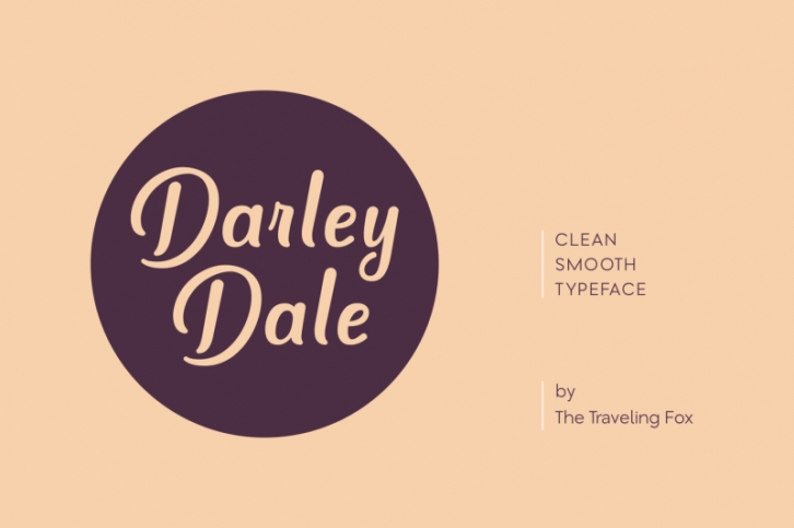 Darley Dale - A smooth script Font Download