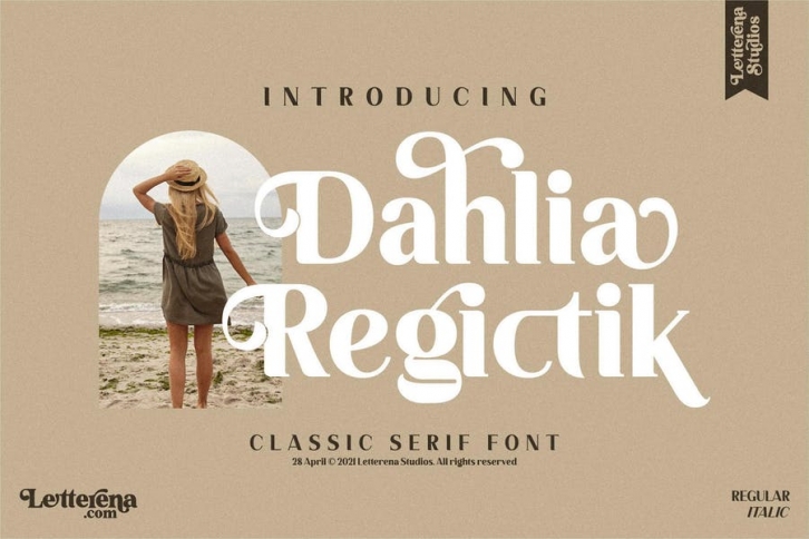 Dahlia Regictik Serif Font LS Font Download