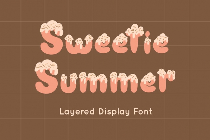 Sweetie Summer - Display Font Font Download