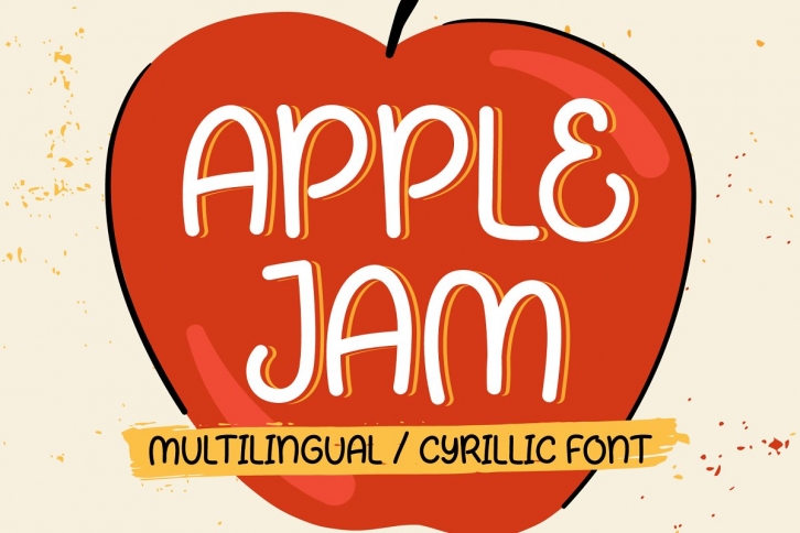 Apple Jam, multilingual font family Font Download