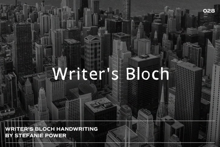 Writer's Bloch Handwriting Font Download