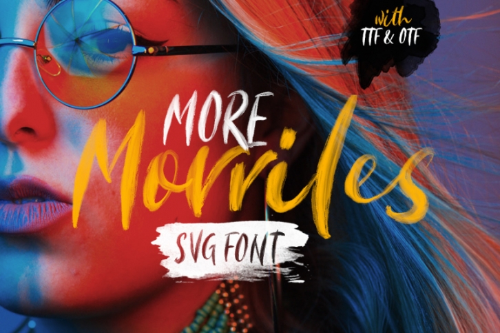 Morriles - SVG Font Font Download