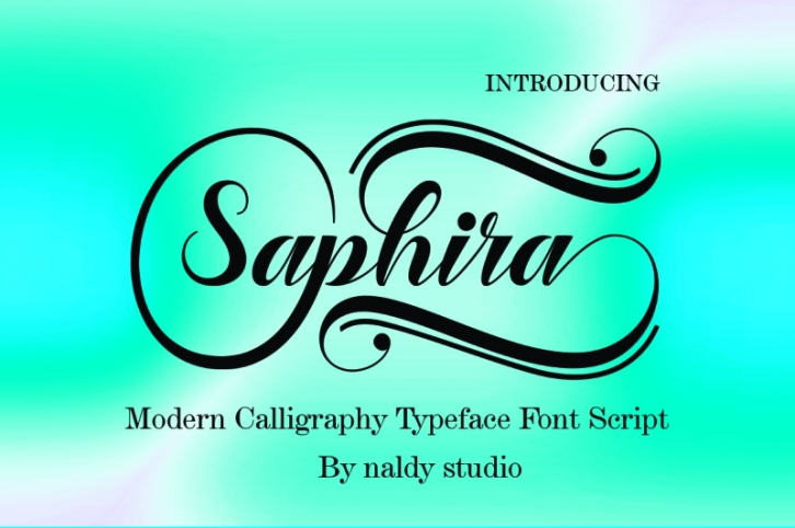 Saphira Font Download