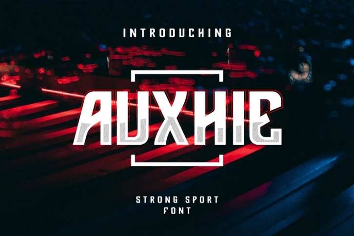 Auxhie Modern Sport Font Font Download