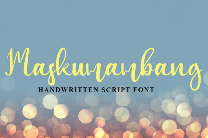 Maskumambang Handwritten Script Font Download