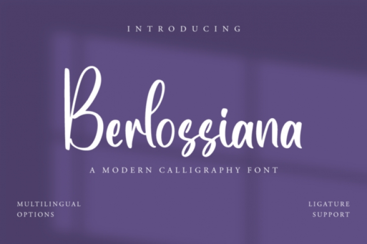 Berlossiana Font Download