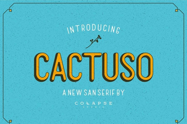 Sans Serif Font - Cactuso Font Download
