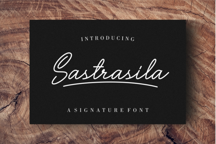 Sastrasila Signature Font Download
