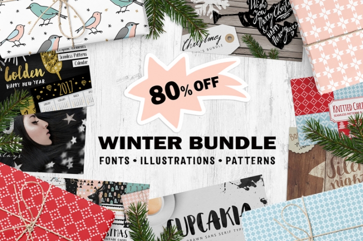 The Winter Bundle 80% OFF Font Download