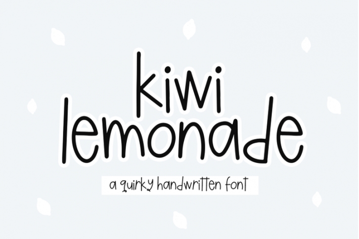 Kiwi Lemonade - Quirky Handwritten Font Font Download