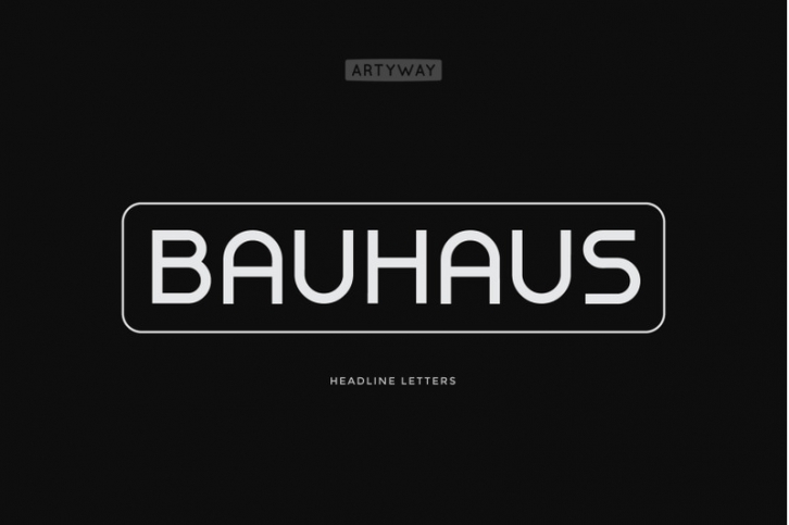 Bauhaus Headline Font Font Download