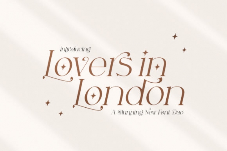 Lovers in London Font Download