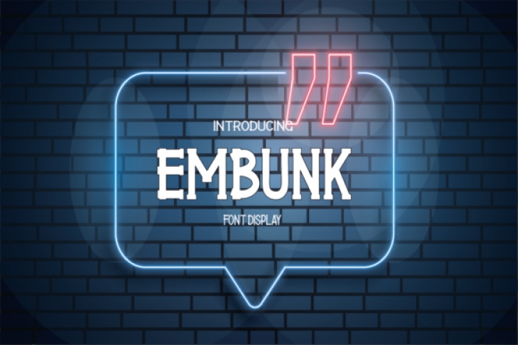 Embunk Font Download