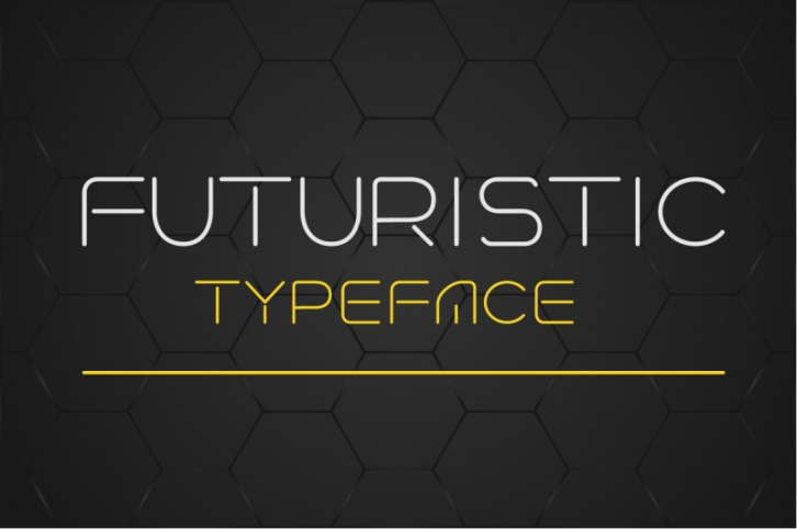 Futuristic linear style font Font Download