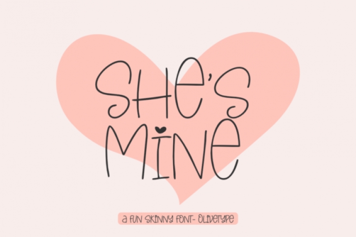 She's Mine Font Download