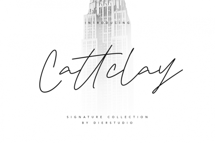 Cattclay Signature Font Download