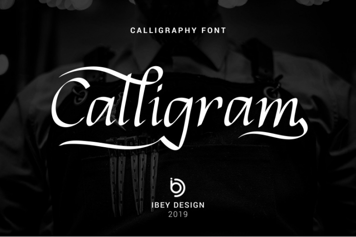 Calligram - Stylish Calligraphy Font Font Download