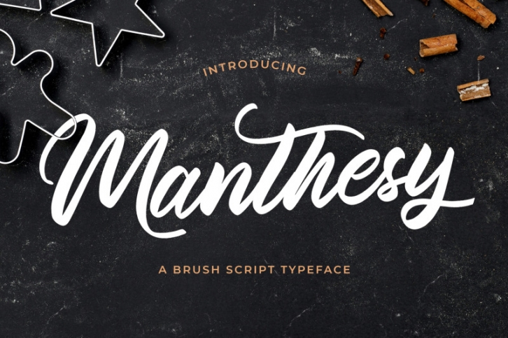 Manthesy - Brush Script Font Font Download