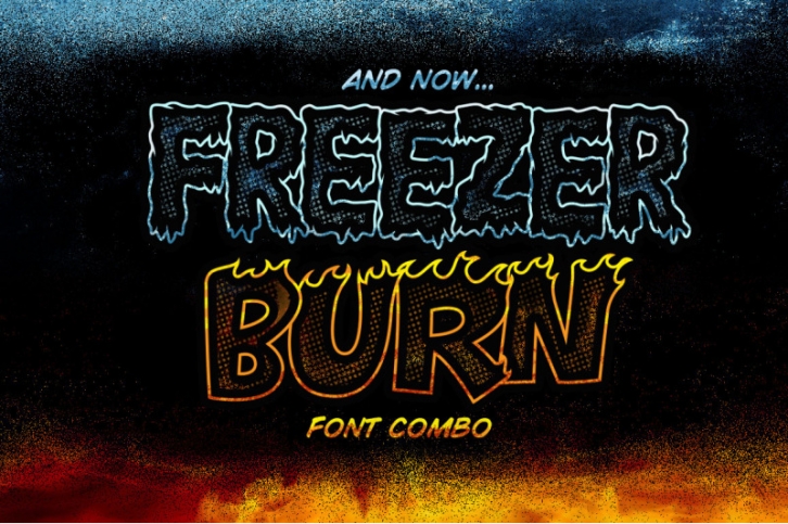 Freezer Burn Font Combo Font Download