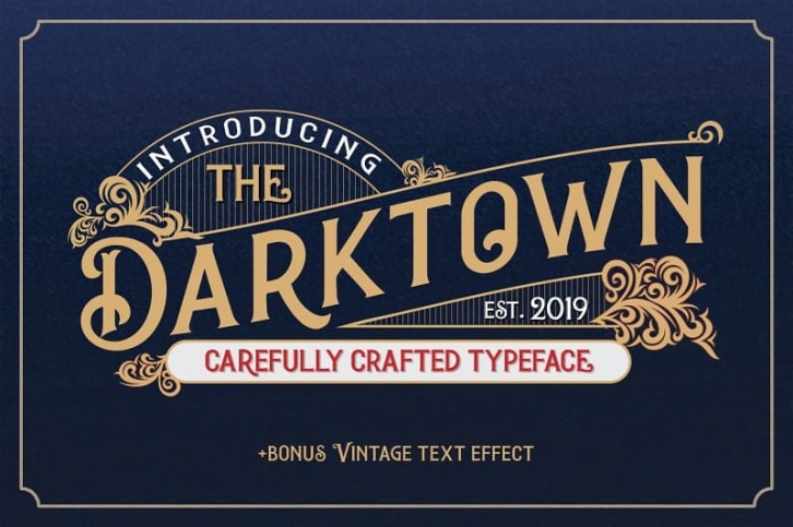 The Darktown Font Download