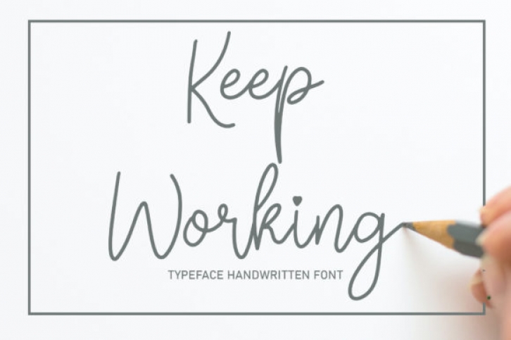 Keep Working Font Download