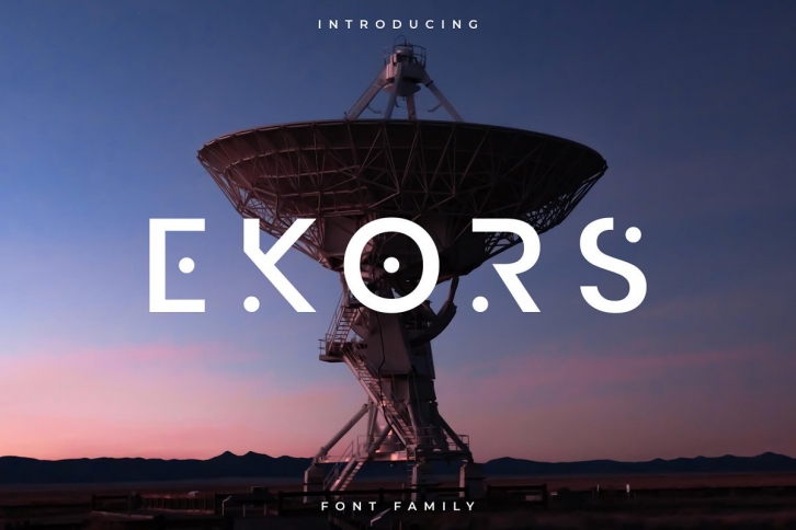Ekors Family – Sans Serif Font Download