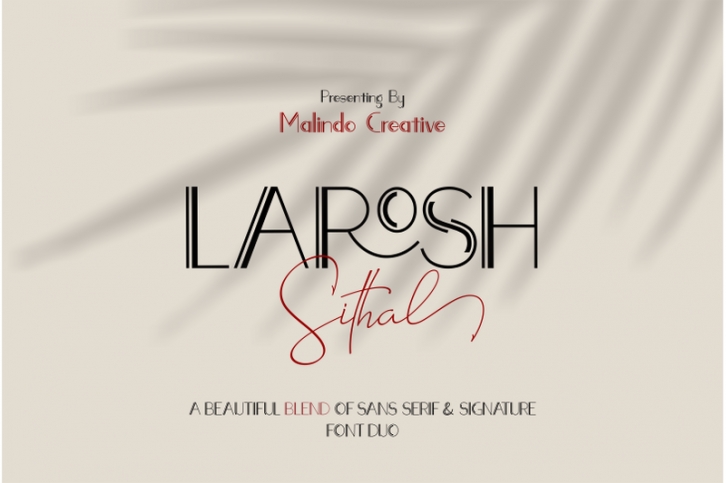 LAROSH Sithal | Font Duo+Extra Font Download