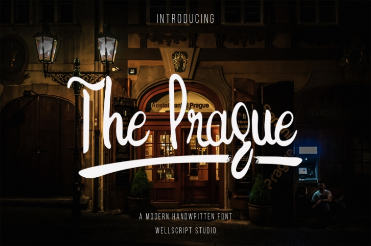 The Prague - A Handwritten Script Font Font Download