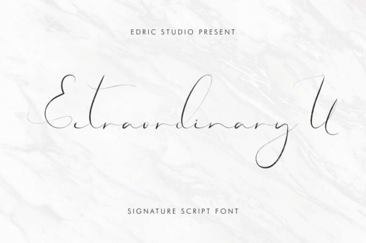 Extraordinary U Font Download Extraordinary U Font Download
