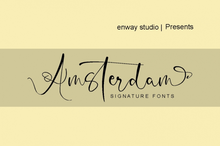 Amsterdam Signature Fonts Font Download
