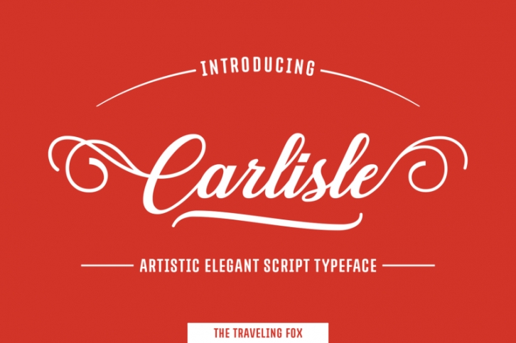 Carlisle - Elegant Script Font Download