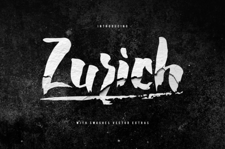 ZURICH - Brush Font Font Download