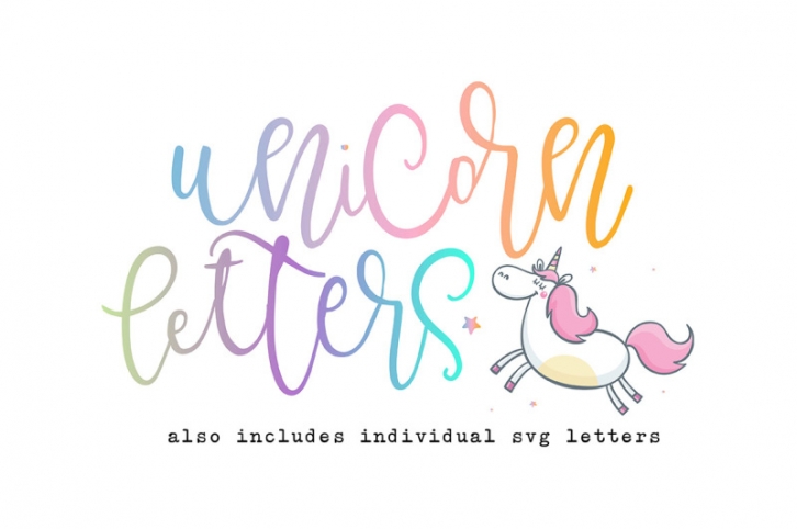 Unicorn Letters Font Download