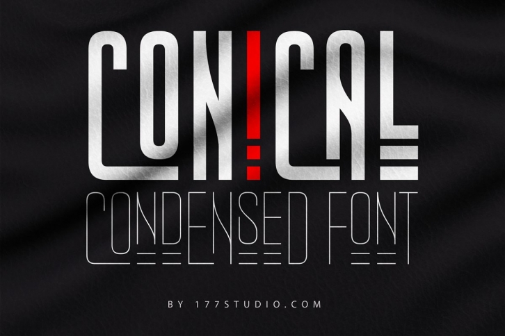CONICAL CONDENSED FONT Font Download