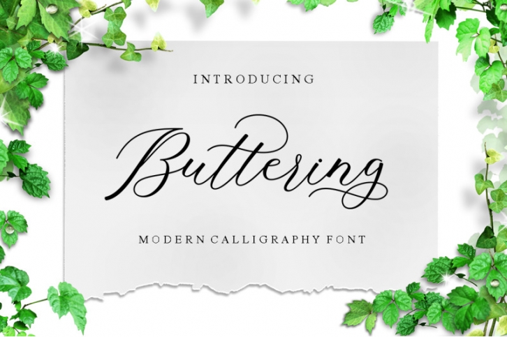 Buttering Script Font Download