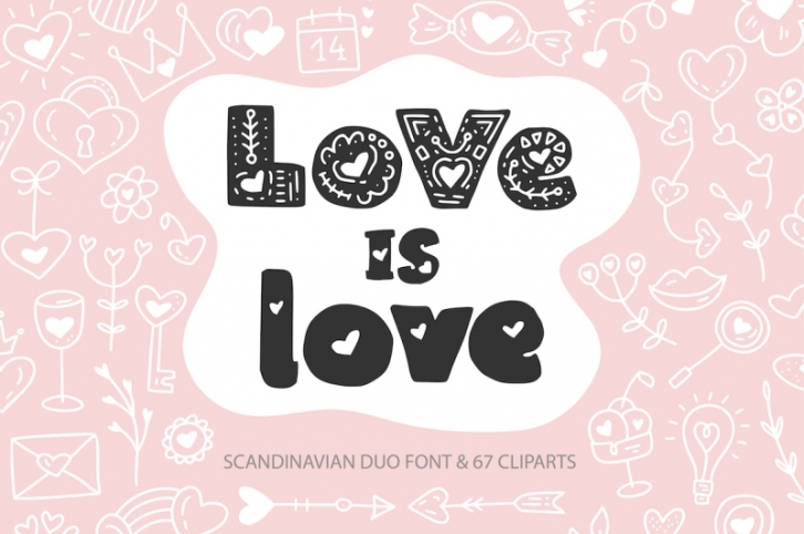 Love is Love | Font Duo Font Download