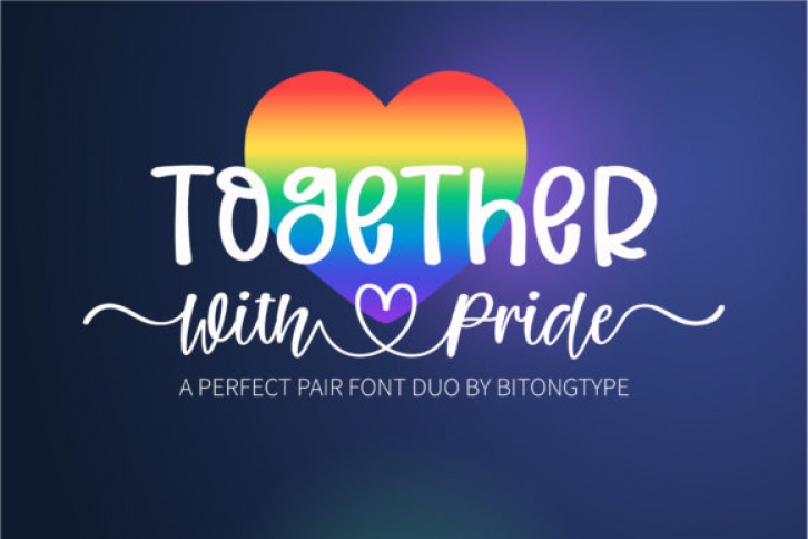 Together with Pride Font Download