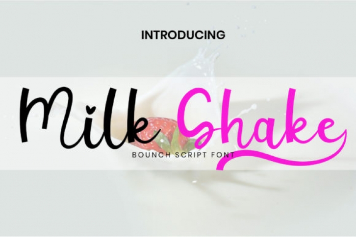 Milk Shake Font Download