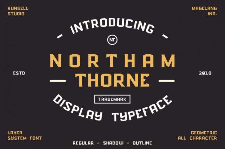 NORTHAM THORNE Font Download