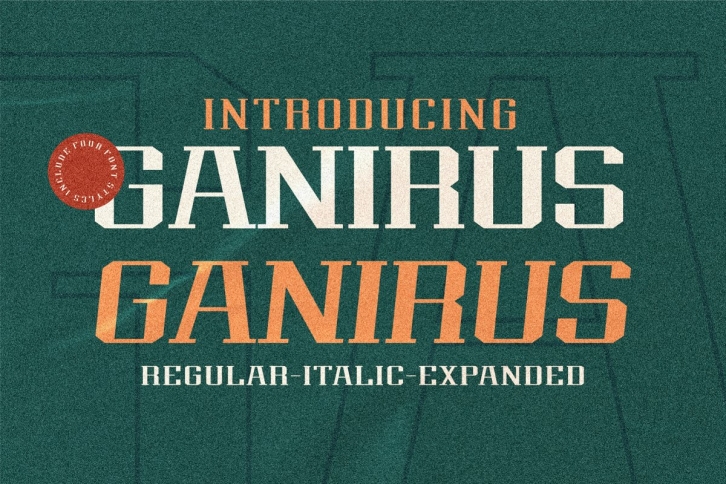 GANIRUS Font Download