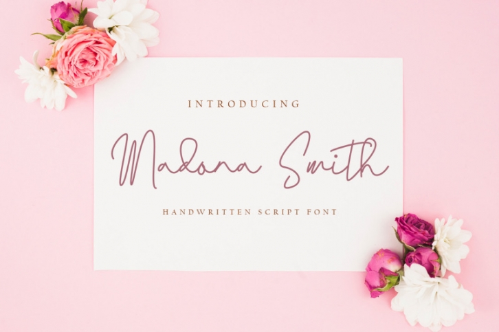 Madona Smith Font Download