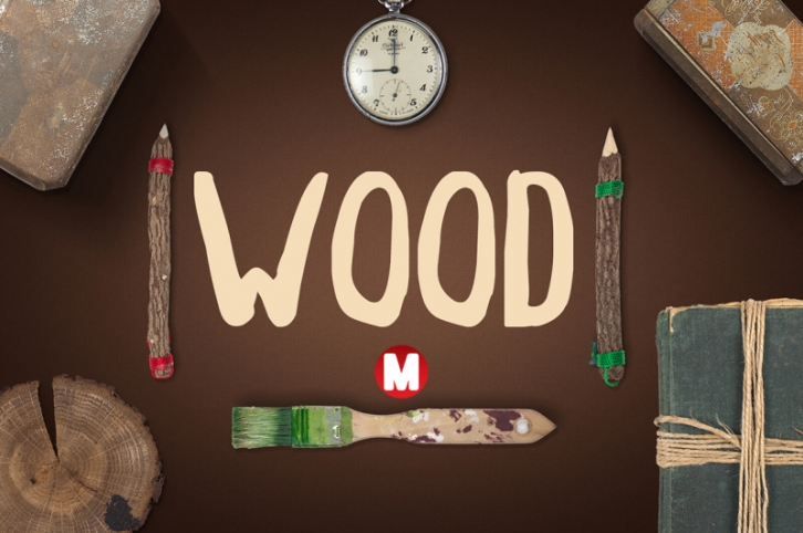 Wood Font Download