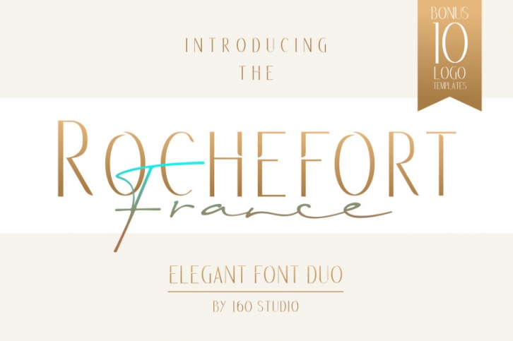 Rochefort Elegant Font Duo Font Download