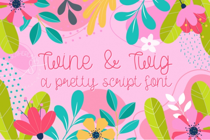 Twine and Twig Font Download