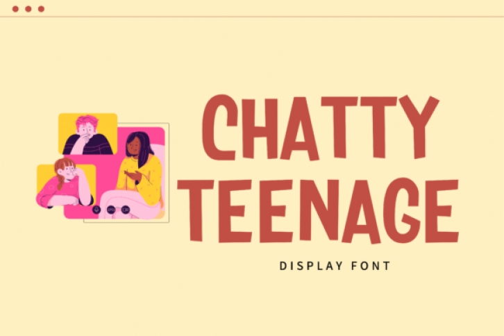 Chatty Teenage Font Download
