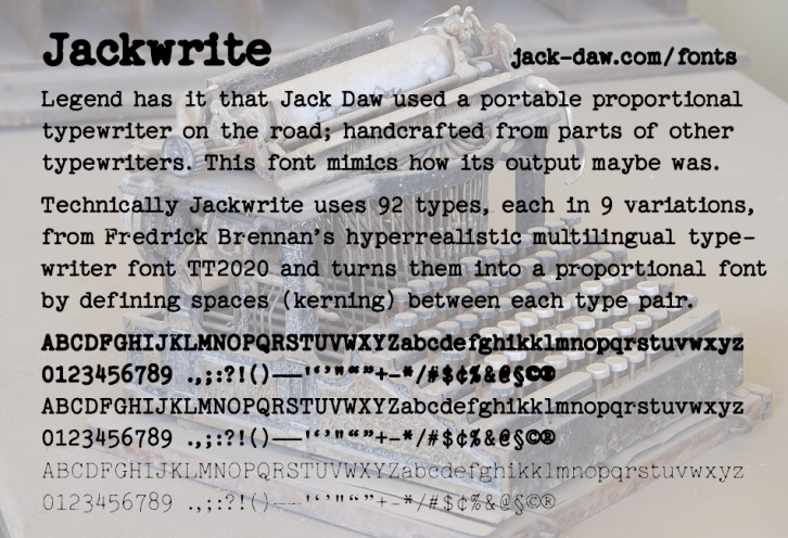 Jackwrite Font Download