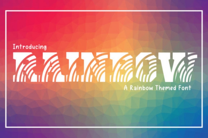Rainbow Font Download